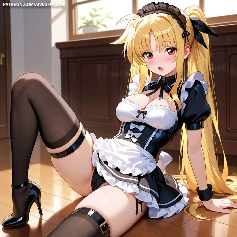 AIWaifuClub - Fate Testarossa 菲特·泰斯特羅莎·哈拉溫 Maid
