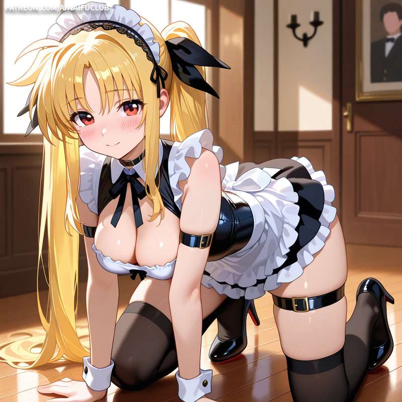 AIWaifuClub - Fate Testarossa 菲特·泰斯特羅莎·哈拉溫 Maid