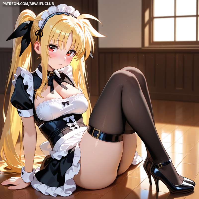 AIWaifuClub - Fate Testarossa 菲特·泰斯特羅莎·哈拉溫 Maid