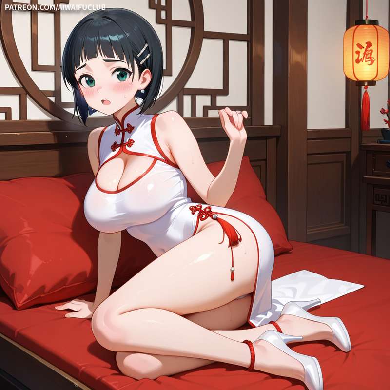 AIWaifuClub - Suguha Kirigaya 桐谷直葉 Cheongsam / Chinese Dress
