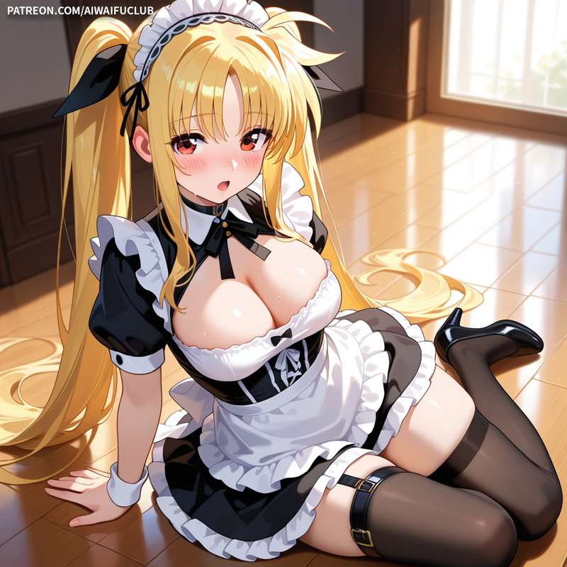 AIWaifuClub - Fate Testarossa 菲特·泰斯特羅莎·哈拉溫 Maid