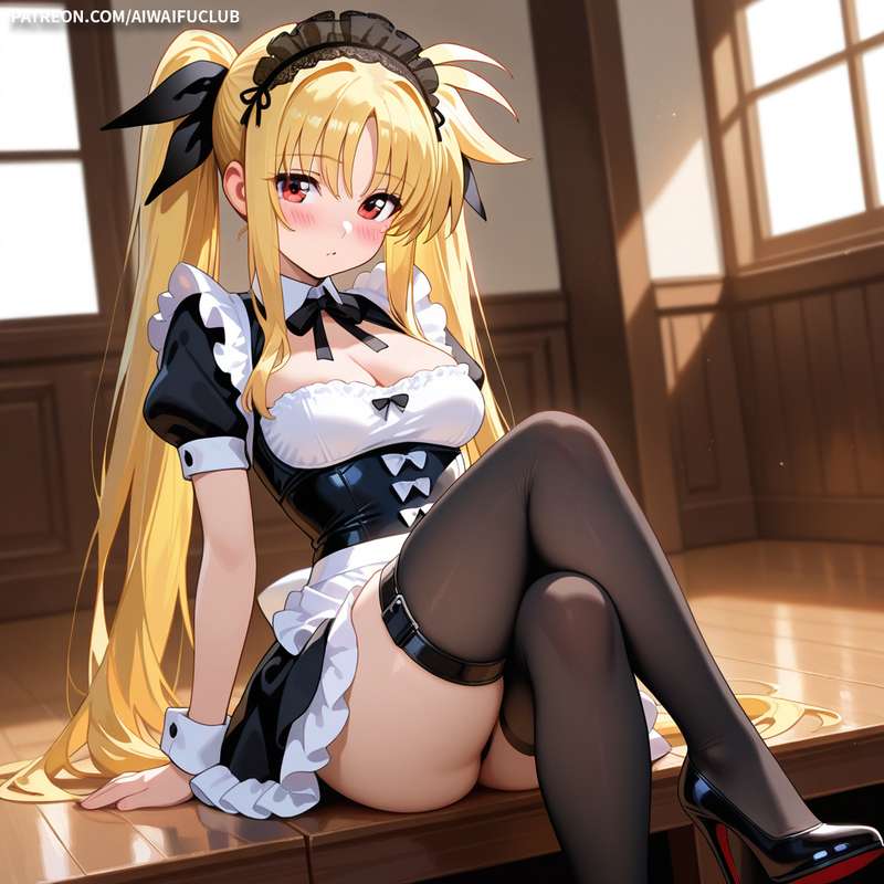 AIWaifuClub - Fate Testarossa 菲特·泰斯特羅莎·哈拉溫 Maid