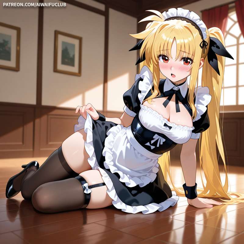 AIWaifuClub - Fate Testarossa 菲特·泰斯特羅莎·哈拉溫 Maid