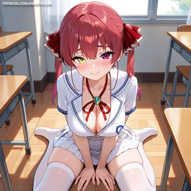 AIWaifuClub - Houshou Marine 寶鐘瑪琳 uniform