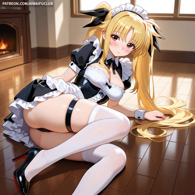 AIWaifuClub - Fate Testarossa 菲特·泰斯特羅莎·哈拉溫 Maid