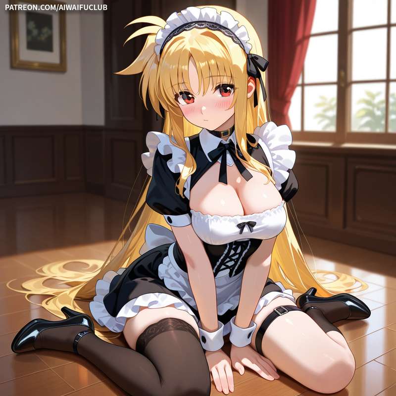 AIWaifuClub - Fate Testarossa 菲特·泰斯特羅莎·哈拉溫 Maid