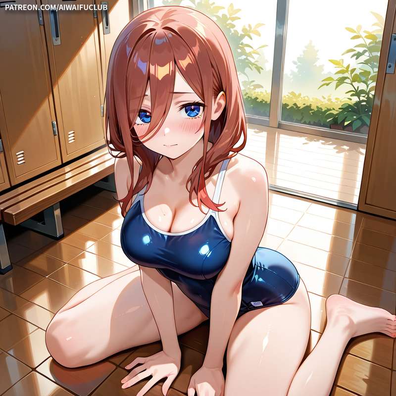 AIWaifuClub - Miku Nakano 中野三玖 Swimsuit