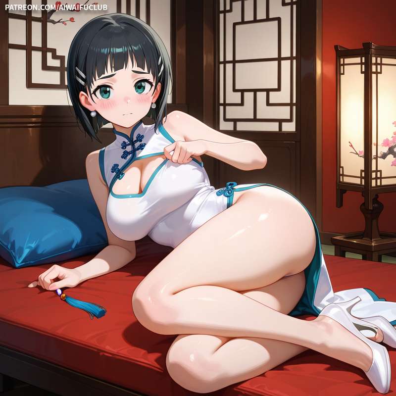 AIWaifuClub - Suguha Kirigaya 桐谷直葉 Cheongsam / Chinese Dress