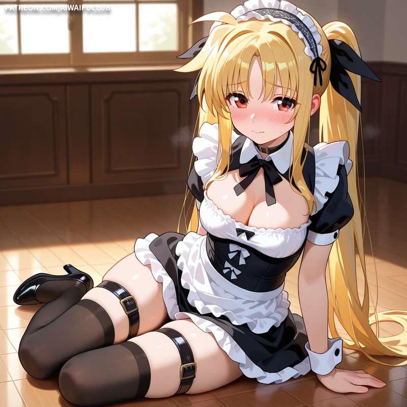 AIWaifuClub - Fate Testarossa 菲特·泰斯特羅莎·哈拉溫 Maid