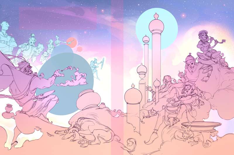 Ognjen Sporin - Early Art - Zaman's Guide to the End of Time Launch! Ognjen Sporin - Early Art - Zaman's Guide to the End of Time Launch!