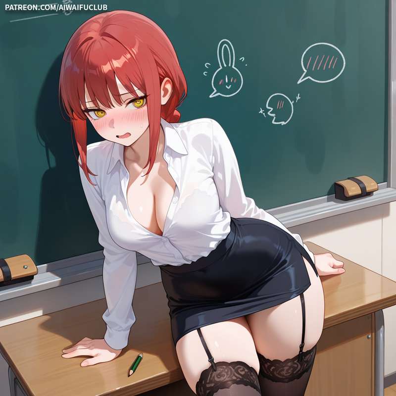 AIWaifuClub - Makima 真紀真 Female teacher
