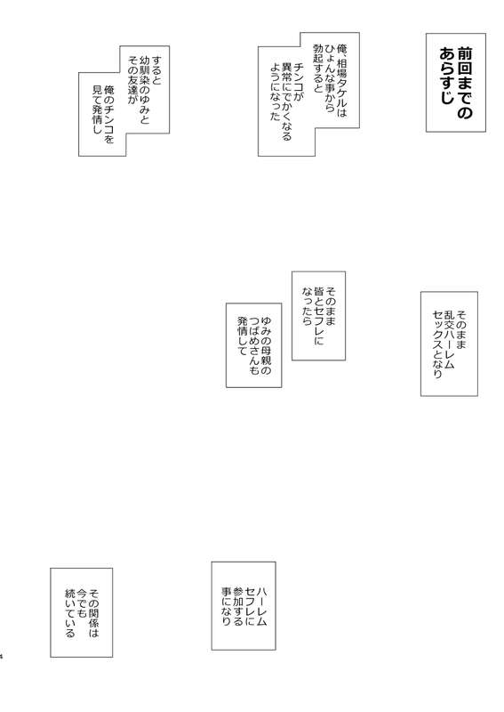 さいくら・のうしゅ - デカチンになったら巨乳幼馴染とその巨乳友達たちが発情してハーレムになった！！４　完成原稿公開01