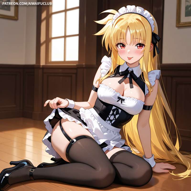 AIWaifuClub - Fate Testarossa 菲特·泰斯特羅莎·哈拉溫 Maid