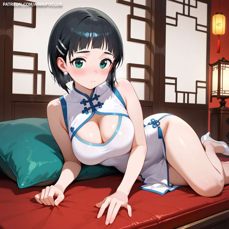 AIWaifuClub - Suguha Kirigaya 桐谷直葉 Cheongsam / Chinese Dress