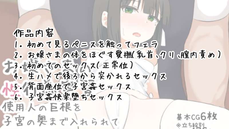 shigeatsu - (宣伝)お嬢さまの性行為実習 使用人の巨根を子宮の奥まで...