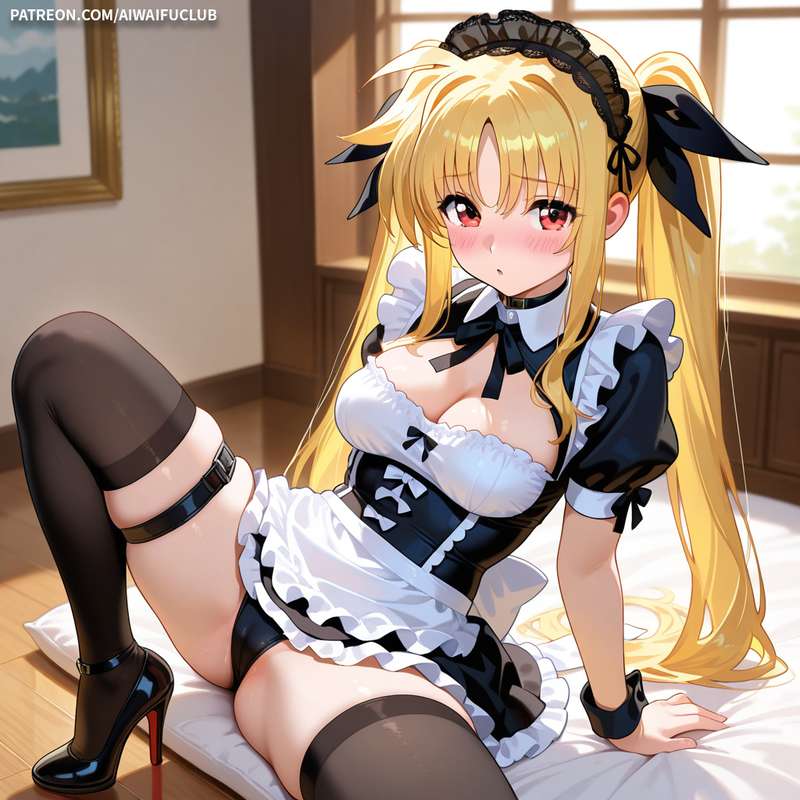 AIWaifuClub - Fate Testarossa 菲特·泰斯特羅莎·哈拉溫 Maid