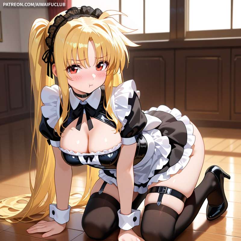 AIWaifuClub - Fate Testarossa 菲特·泰斯特羅莎·哈拉溫 Maid