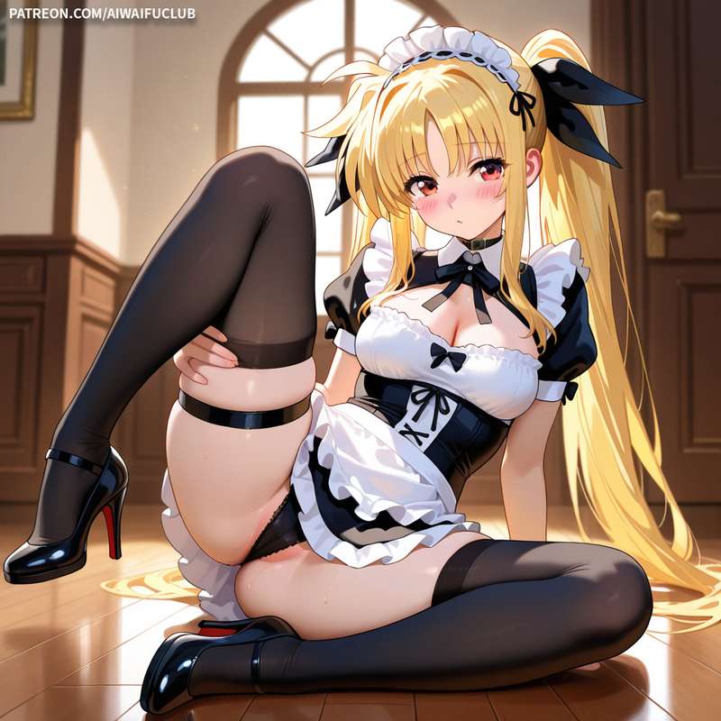 AIWaifuClub - Fate Testarossa 菲特·泰斯特羅莎·哈拉溫 Maid
