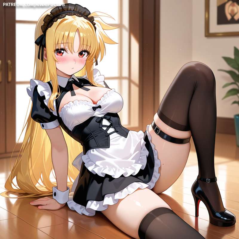 AIWaifuClub - Fate Testarossa 菲特·泰斯特羅莎·哈拉溫 Maid
