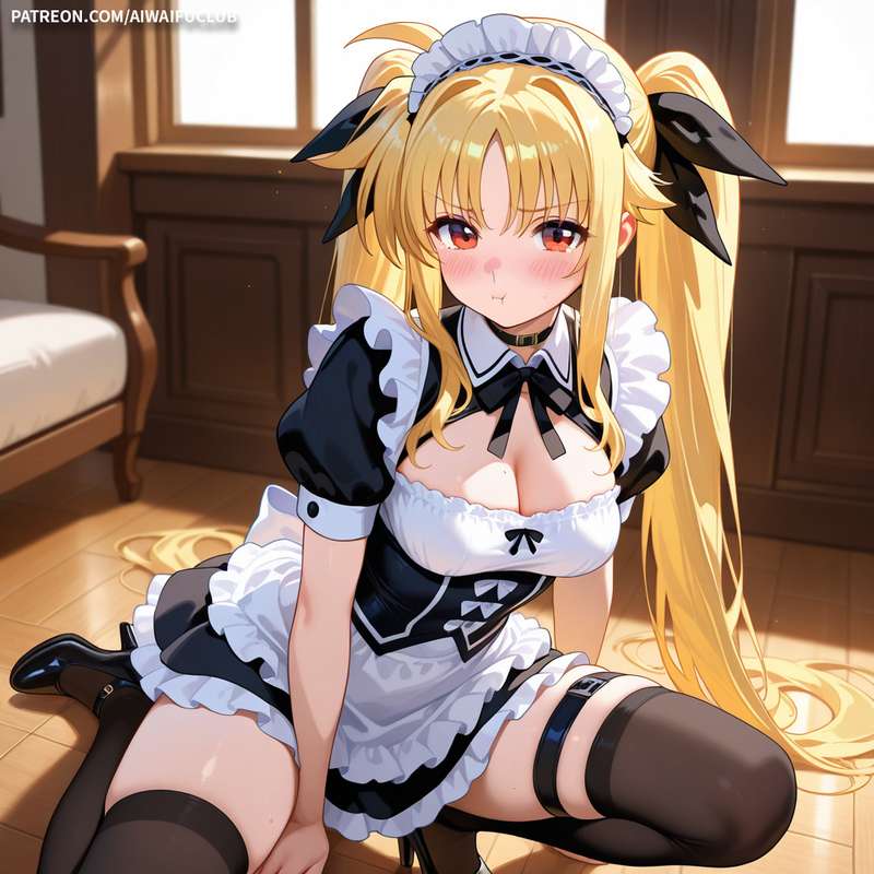 AIWaifuClub - Fate Testarossa 菲特·泰斯特羅莎·哈拉溫 Maid