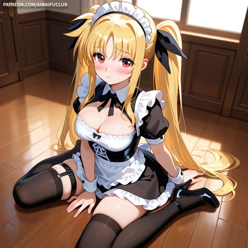 AIWaifuClub - Fate Testarossa 菲特·泰斯特羅莎·哈拉溫 Maid