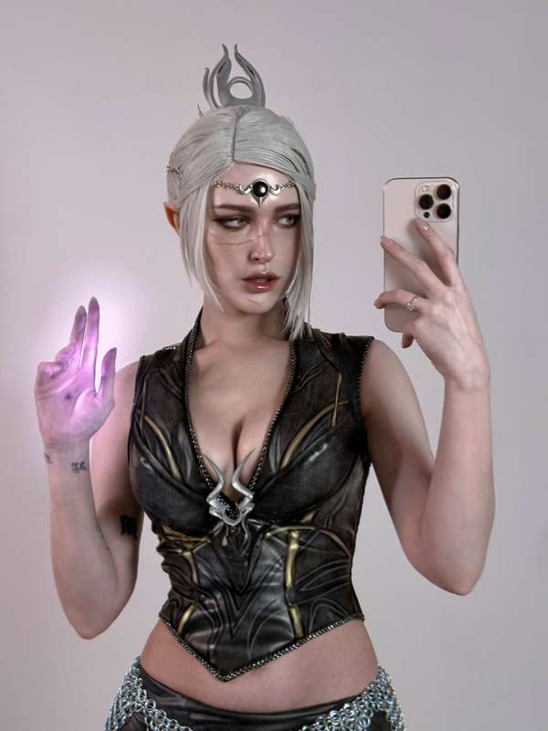 Vi ✧ ヴイ - First look on my white haired Shadowheart🤍