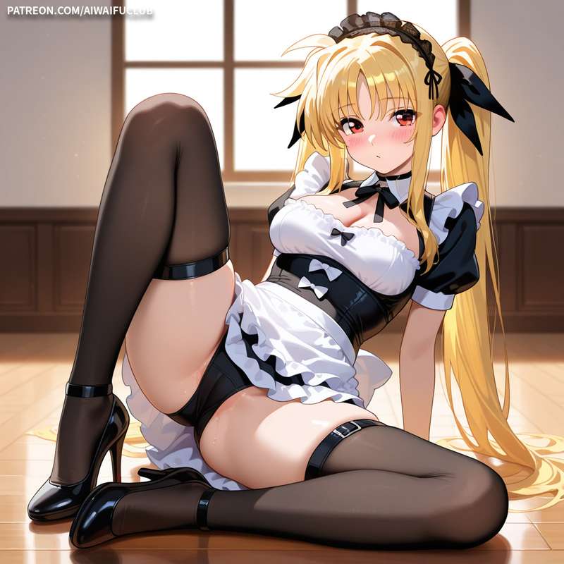 AIWaifuClub - Fate Testarossa 菲特·泰斯特羅莎·哈拉溫 Maid