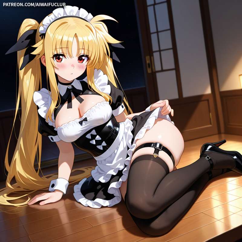 AIWaifuClub - Fate Testarossa 菲特·泰斯特羅莎·哈拉溫 Maid