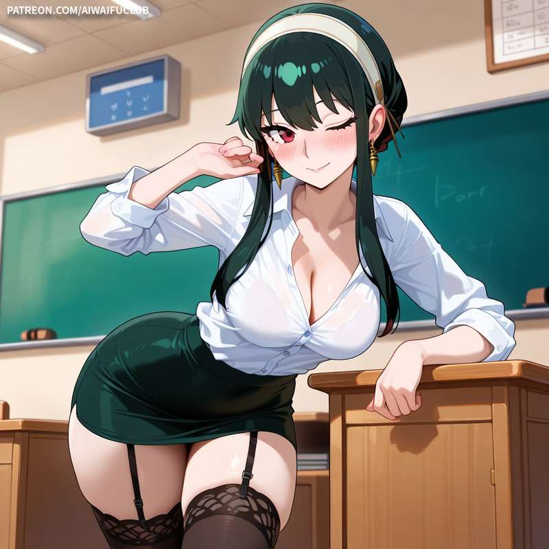 AIWaifuClub - Yor Forger 約兒·佛傑 Female teacher