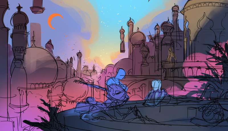 Ognjen Sporin - Early art for 'Zaman's Guide to the End of Time' Ognjen Sporin - Early art for 'Zaman's Guide to the End of Time'