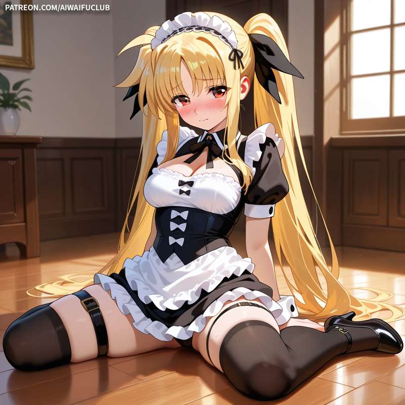 AIWaifuClub - Fate Testarossa 菲特·泰斯特羅莎·哈拉溫 Maid