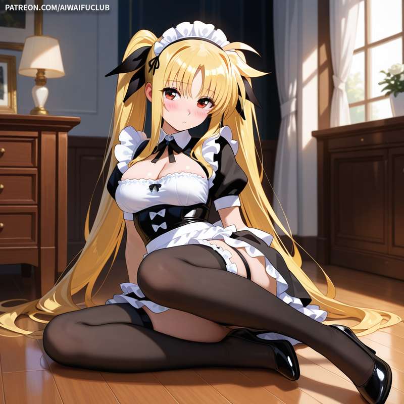 AIWaifuClub - Fate Testarossa 菲特·泰斯特羅莎·哈拉溫 Maid