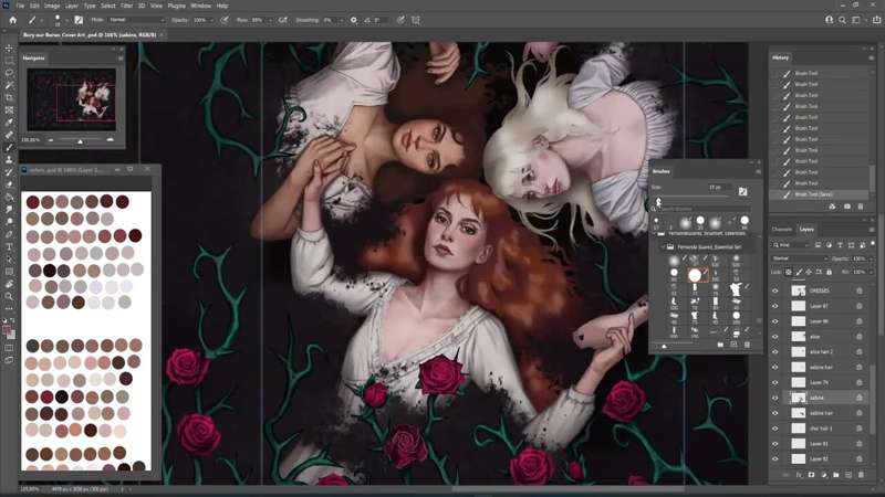 Painting Vampires ⋆˙⟡