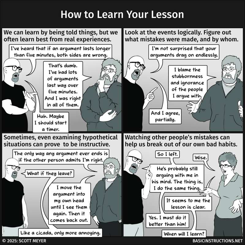 How to Learn Your Lesson
