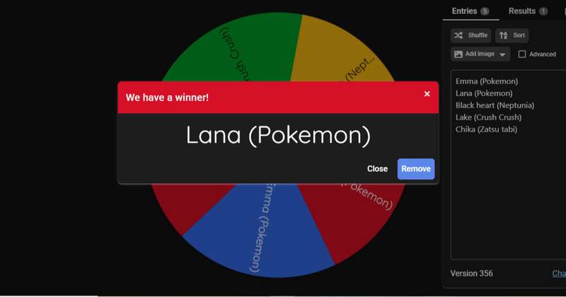 May Raffle Winner