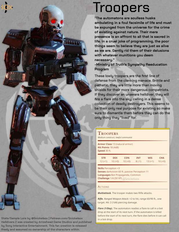 Automatons: All Troopers