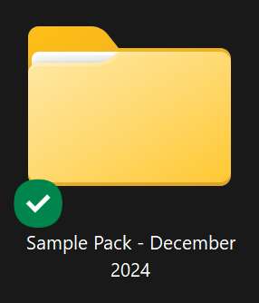 Sample Pack - December 2024