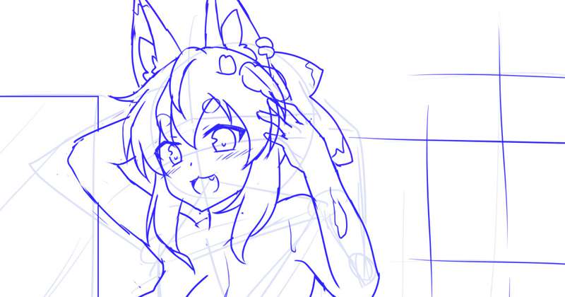 ウチのキツネ娘+α落書き