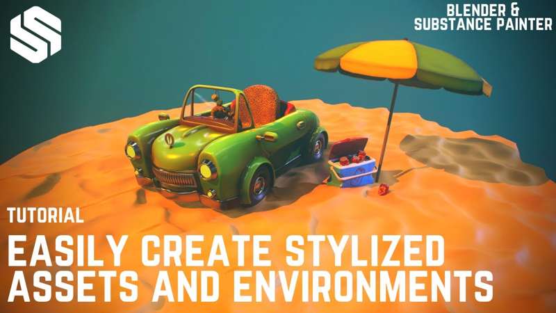 Patreon Early Access - Creating Stylized Environments using Blender & Substance Painter