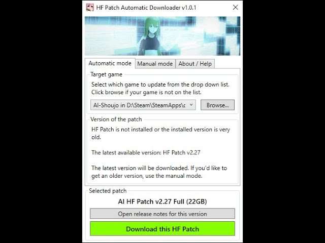 HF Patch Automatic Downloader v1.0.1