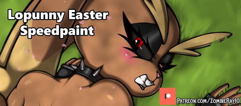 Lopunny Easter - Speedpaint 