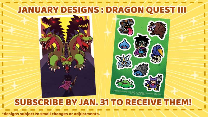 January Designs - Dragon Quest III