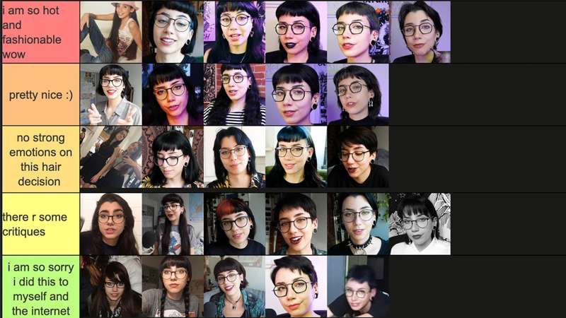 ranking all my hair styles ever against my will