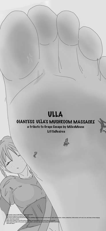 GIANTESS ULLA'S MUSHROOM MASSACRE! (96 PANELS) 😋 available early access to CRUSHED PATRONS- Full colour comic- PREVIEW PANELS BELOW!