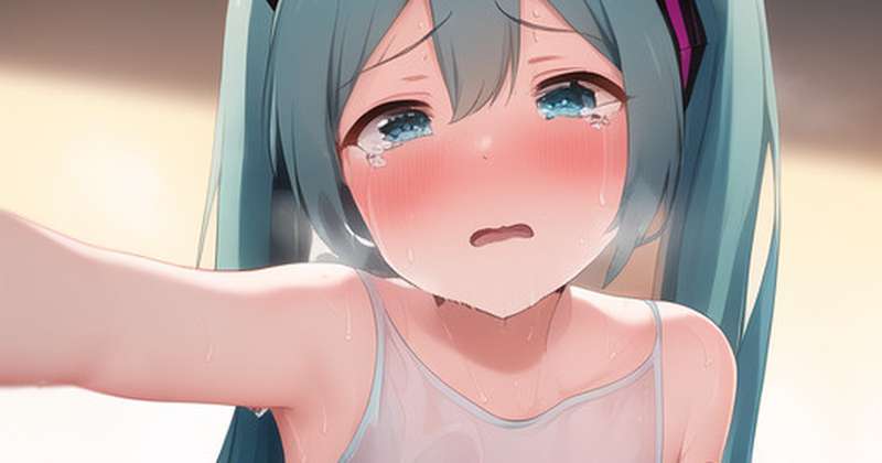 【7枚】無理やり自撮り撮らされるミクさん