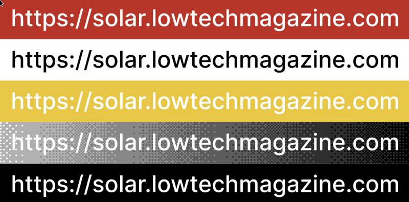 LOW←TECH-MAGAZINE