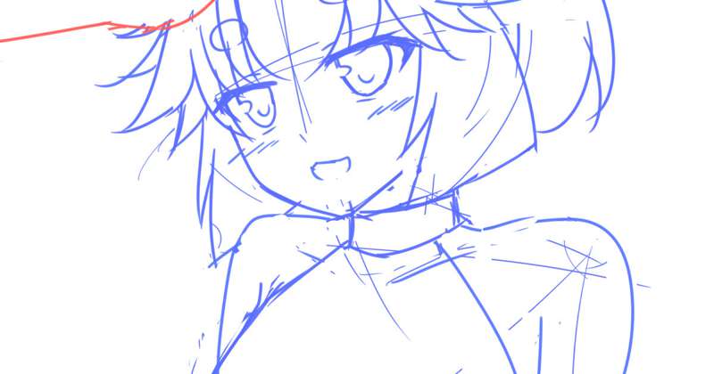 ケモ耳娘落書き