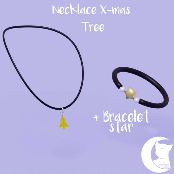 [FREE] Necklace X-mas Tree + Bracelet star