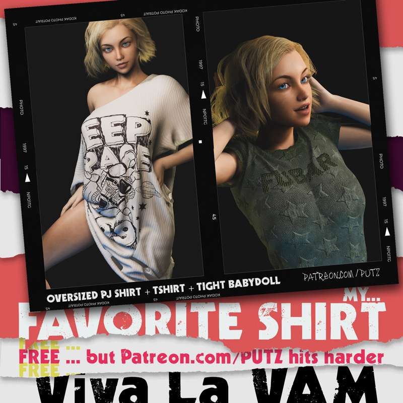 DL | My Favorite Shirt (3 fits, lots of designs)