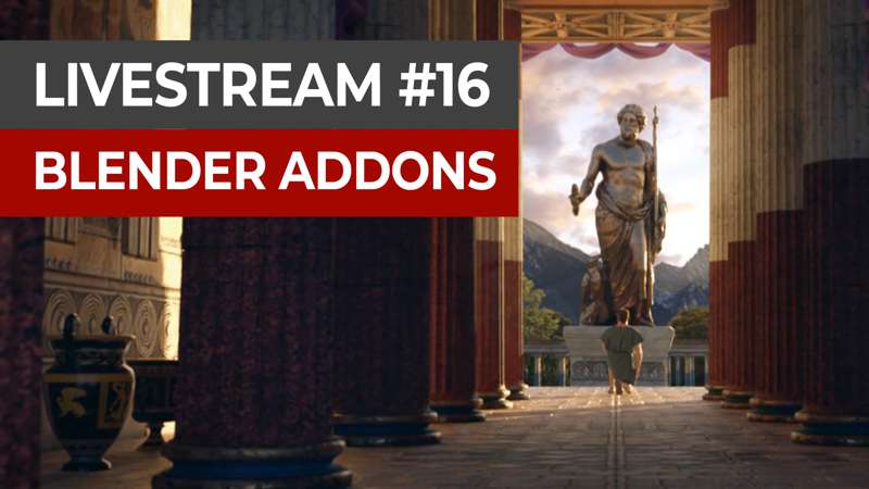 HoB Livestream #16 - Blender Addons I use
